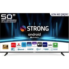 Strong ML50EW8000F 4K Ultra Hd 50" 127 Ekran Uydu Alıcılı Smart LED Tv