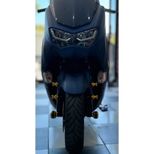 Yamaha Nmax 125-155 (2015-24) Ön Aks ve Çamurluk Takoz Seti Sarı