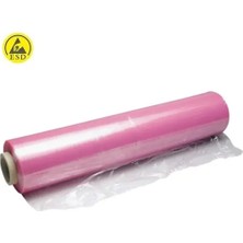 Belirtilmemiş Antistatik ESD Streç Film IZ-SFPE5030 500 mm x 300 m x 25 µm Transparan Pembe