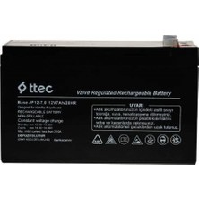 Ttec 12V 7AMPER Base Kuru Tip Akü