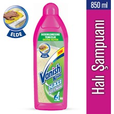 Vanish Kosla Halı Şampuanı 850 ml Ekstra Hijyen Elde Yıkama Derinlemesine Temizlik İçin