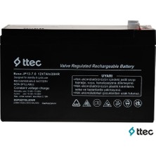 Ttec Base 12 Volt 7 Ah AGM Kuru Akü Batarya Pil Kd Yüksek Kalite Bakım Gerektirmez