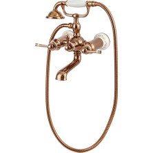Newarc Pera 961513 Parlak Bakır Banyo Bataryası