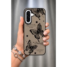 Powerfox Galaxy A37 Kılıf Premium Butterfly Tasarım | Darbe Emici Uv Baskılı Şık Koruyucu Kılıf MK01A