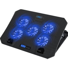 Juo Ventus 5 Fanli LED Aydinlatmali Notebook Sogutucu