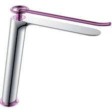 Eva Banyo Fontana Krom Yüksek Lavabo Bataryası