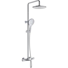 Eva Banyo Fontana Krom Duş Ünitesi
