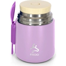 Fms | Fredo Duo Dine | 500 ml | Sıcak & Soğuk Yemek Termosu | Lila |