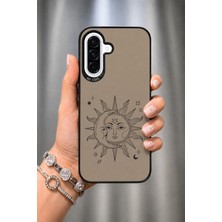 Powerfox Galaxy A37 Kılıf Premium Ay Tasarım | Darbe Emici Uv Baskılı Şık Koruyucu Kılıf MK01A