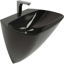 Newarc Modern Monoblok Lavabo Siyah