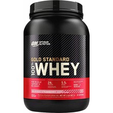Optimum Nutrition Gold Standard Whey Protein Tozu 908 Gr Çilek Aromalı 30 Servis İçerir