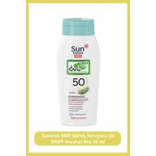 Sunozon Med Güneş Koruyucu Jel Spf 50 - Seyahat Boy Çok Hassas Ciltler 50 ml