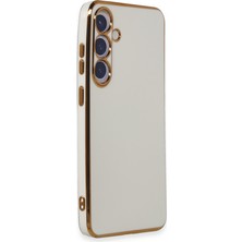 Bezos Galaxy S24 Kılıf Volet Silikon - Beyaz
