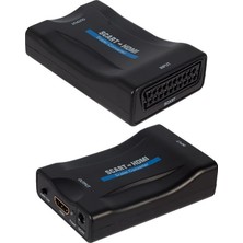 kzy mobilyal Powermaster PM-18588 Scart To HDMI Çevirici Adaptör