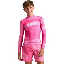Slam Foil Rashguard Ls Erkek Pembe Tişört