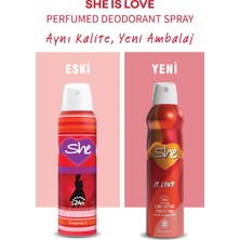 Bezos Deodorant Sprey & Love Lila Kadın 150ML