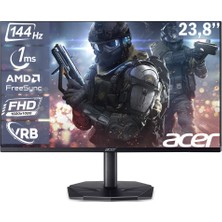 Acer Nitro KG240Y P0BI  23.8" 1ms 144 Hz  Freesync  Va Monitör UM.QX0EE.012