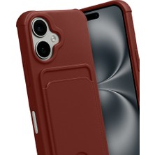 Bezos iPhone 17 Kelvin Kartvizitli Silikon - Bordo
