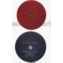 Macwag Orbital 150 mm Bordo Ince Pasta Süngeri