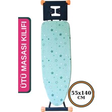 Premini Ipli Ayarlanabilir Isıya Dayanıklı Keçeli Ütü Masası Kılıfı 55X140CM