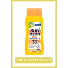Sunozon Güneş Sütü SPF30 Glow 200 ml