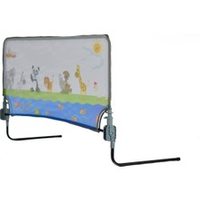Agubugu Baby Hayvan Desenli Katlanabilir Yatak Bariyeri 120 x 68 cm Pratik ve Güvenli Kullanım