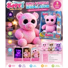 Soft Işıklı ve Kokulu Sevimli Ayıcık Squishy Oyuncak – Yumuşak Dokulu Gece Lambalı Ayıcık