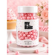 My Bake 8 mm Pembe Draje Şeker – Pasta ve Tatlı Süsleme Şekeri