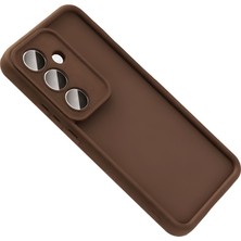 Bezos Galaxy A57 5g Viera Silikon - Kahverengi