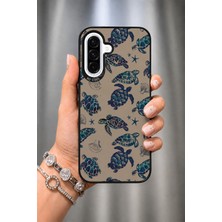 Powerfox Galaxy A37 Kılıf Premium Kaplumbağa Tasarım | Darbe Emici Uv Baskılı Şık Koruyucu Kılıf MK01A
