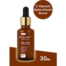 Bezos Collection Yüz Bakim Serumu & Yaşlanma Karşıtı Leke Karşıtı Alpha + Arbutin & C Vitamini 30ML