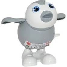 Die Grup Kurmalı Gri Penguen Oyuncak - 18+ Ay Için