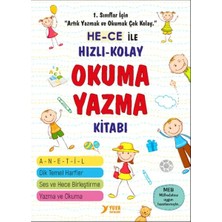 Cancup Karton Bardak Hece ile Hızlı Kolay Okuma Yazma Kitabı