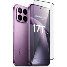 Nezih Case Mi 17T Pro Uyumlu 5d Tam Kaplayan Temperli Cam Kırılmaz Ekran Koruyucu