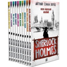 Dokuz Yayınları Sherlock Holmes 10’lu Set Arthur Conan Doyle Ciltsiz Eserler 1360 Sayfa Türkçe Yayın