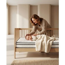 Sysleep 15 cm Gizli Pedli Ortopedik Sünger Bebek ve Çocuk Yatak, Beşik Yatağı, Park Yatak