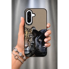 Powerfox Galaxy A37 Kılıf Premium Leoparlar Tasarım | Darbe Emici Uv Baskılı Şık Koruyucu Kılıf MK01A