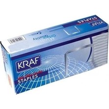 Kraf 23/6 Zimba Teli 1000 Li 2306 Kağıtları Bir Arada Tutmak İçin Uygun Renkli Zımba Teli