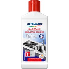 Heitmann Heıtmann 3+1 250 ml Cam, Seramik, Inox Temizleyici Koku ve Özelliklerle Etkili Temizlik