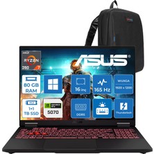 Asus Tuf Gaming A16 FA608UMI Amd Ryzen™ 7 260 Aı 80GB Ddr5 1tb+1tb SSD 8GB/RTX5060 115W 16-Inch Fhd+ 1920 x 1200, 144Hz 3ms IPS-SRGB:100% WINDOWS11HOME Gaming Laptop WTU292H36+ZETTAÇANTA