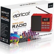 Apricot Ap-R2 Kırmızı/gri/yeşil/mavi Renkli 3 Watt Usb/tf/aux/bt Bluetooth Radyo