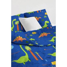 Upstyle Nevresim Kids 140X200 cm Only Dinolar Lacivert