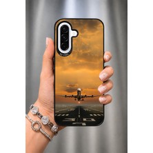 Powerfox Galaxy A37 Kılıf Premium Uçak Tasarım | Darbe Emici Uv Baskılı Şık Koruyucu Kılıf MK01A