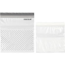 IKEA Istad Ki̇li̇tli̇ Buzdolabi Poşeti̇ - 50 Adet (25 adet 2,5 litre+25 adet 1,2 litre)