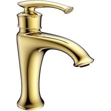 Eva Banyo Fontana Altın Lavabo Bataryası