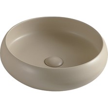 Lena EY-4760MK Mat Cappucino Tezgah Üstü Lavabo