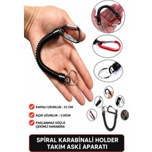 Powerex Spiral Karabinalı Holder Takım Askı Aparatı