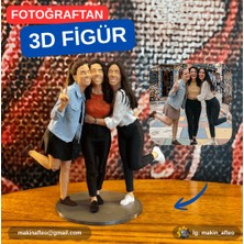 Makinafleo Kişiye Özel 3 Kişilik 3D Figür (20CM)