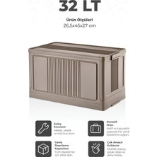 Kitchen Life Tekli Istiflenebilir Portatif Katlanabilir Çok Amaçlı Organizer Dolap-Mutfak Banyo Dolabı