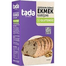 Tada Glutensiz Toz Cevizli Kuru Üzümlü Ekmek Karışımı 500 gr